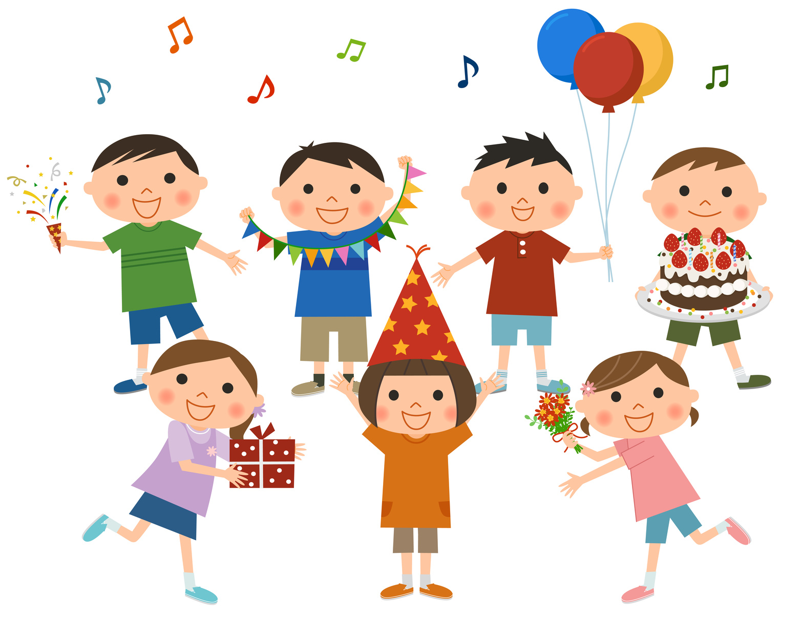 電報,誕生日,子供